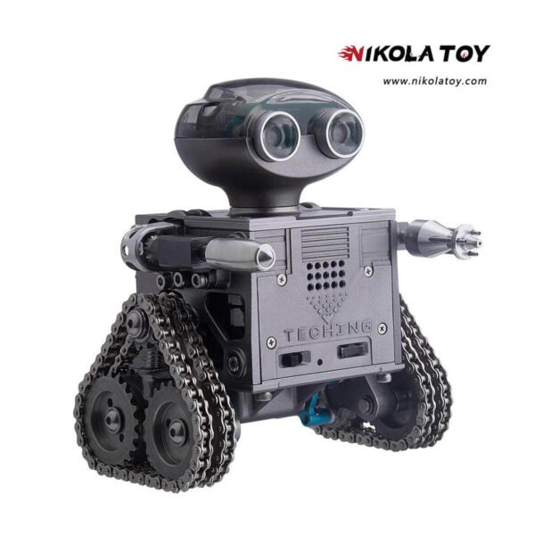 TECHING 160PCS Metal Remote Control Tank Robot Building Kits Bluetooth Speaker