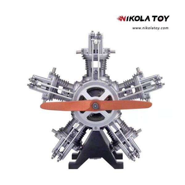 TECHING DIY 5 Cylinder Electric Mechanical Aircraft Radial Engine Model Kits
