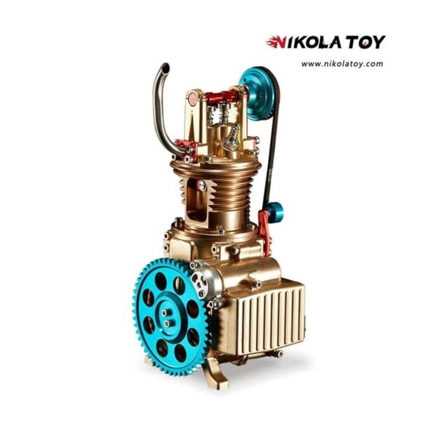 TECHING All-Metal Craftsmen Mini Single-Cylinder High Challenge Assembled Model Kits