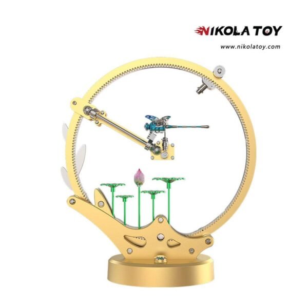 TECHING Flying Dragonfly Kinetic Sculpture 3D Metal Model DIY Kits