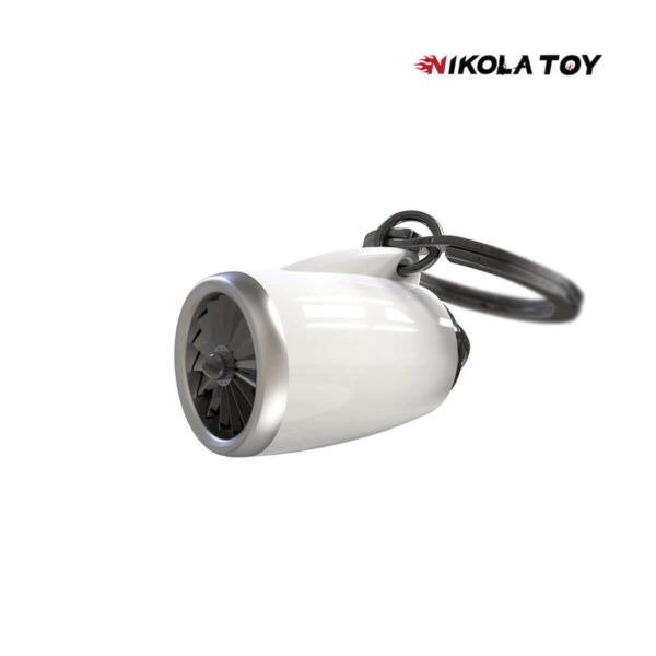 Flagship Aircraft Turbofan Engine Keychain