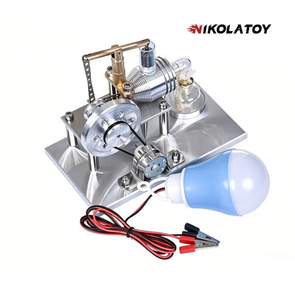 Alloy Stirling Engine+LED Lights