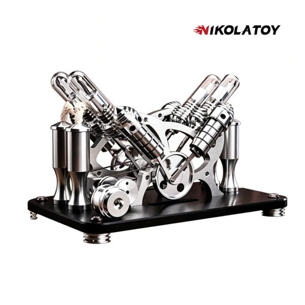 Stirling Engine V4 Model